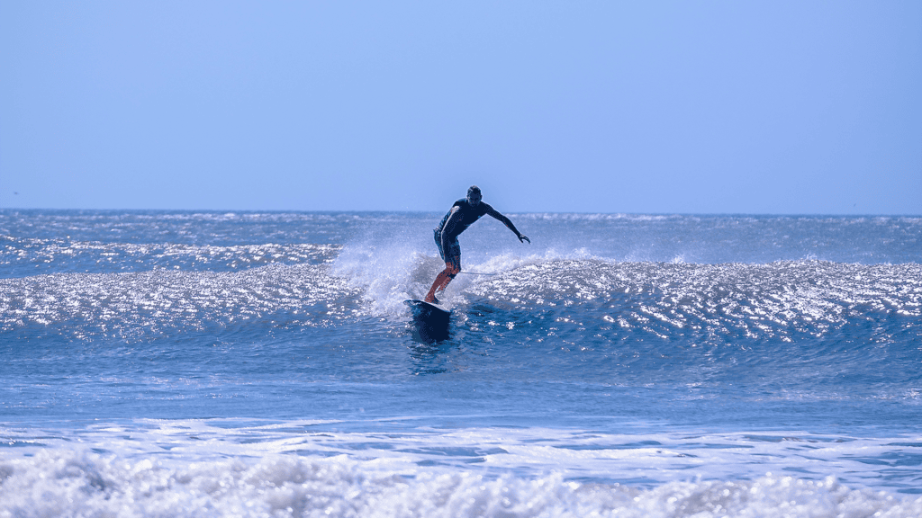 Surfing in Panama 