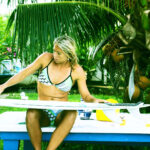 Serena Brooke with Safari Surf in Nosara