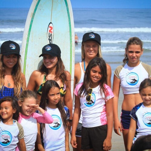 Roxy girls come to Nosara with Safari Surf