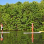 SUP with the Safari Surf crew on the Nosara river!